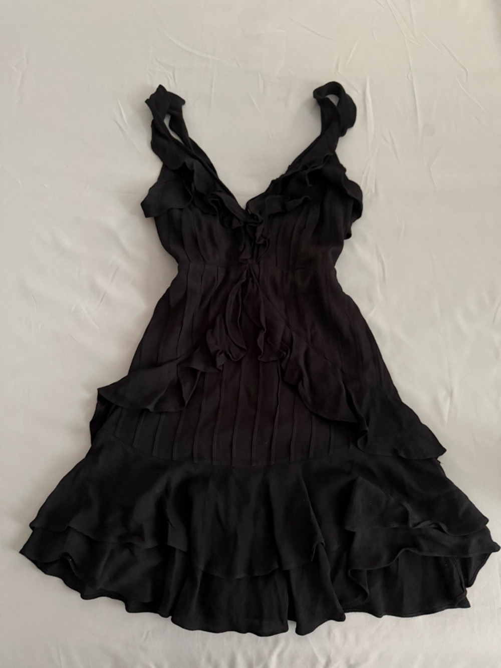 For Love & Lemons Poppy Mini Dress XS Lined Whimsigoth Boho Cocktail Minimalist